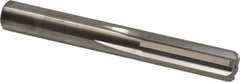 M.A. Ford - 17/32" Solid Carbide 6 Flute Chucking Reamer - Straight Flute, 0.505" Straight Shank, 1-1/2" Flute Length, 4" OAL - Exact Industrial Supply