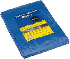 Value Collection - 20' Long x 16' Wide Polyethylene Tarp & Dust Cover - Blue - Exact Industrial Supply