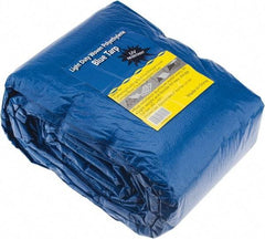 Value Collection - 60' Long x 40' Wide Polyethylene Tarp & Dust Cover - Blue - Exact Industrial Supply