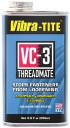 Vibra-Tite - 8.5 oz Can, Red, Low Strength Threadlocker - Series VC-3, 24 hr Full Cure Time, Hand Tool, Heat Removal - Exact Industrial Supply