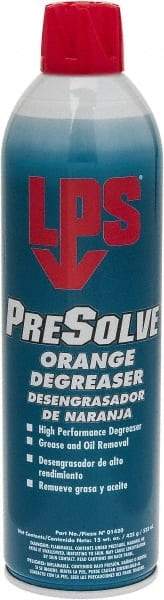 LPS - 20 oz Aerosol Cleaner/Degreaser - Aerosol, Orange - Exact Industrial Supply