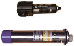 Vortec - 1,700 BTU per Hour, Vortex Enclosure Cooler without Thermostat - 1/4 NPT Thread, 25 Cubic Ft. per min - Exact Industrial Supply