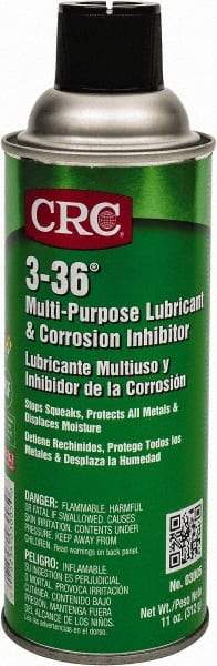 CRC - 11 oz Aerosol Nondrying Film Penetrant/Lubricant - Blue/Green & Clear, -50°F to 250°F, Food Grade - Exact Industrial Supply