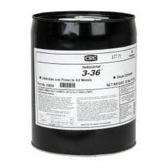 CRC - 5 Gal Pail Nondrying Film Penetrant/Lubricant - Blue/Green & Clear, -50°F to 250°F, Food Grade - Exact Industrial Supply