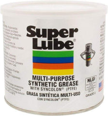 Synco Chemical - 400 g Can Synthetic General Purpose Grease - Translucent White, Food Grade, 450°F Max Temp, NLGIG 2, - Exact Industrial Supply