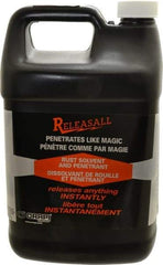 Releasall - 1 Gal Rust Solvent/Penetrant - Comes in Bottle - Exact Industrial Supply