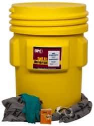 Brady SPC Sorbents - 75 Gal Capacity Universal Spill Kit - 95 Gal Overpack Container - Exact Industrial Supply