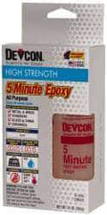 Devcon - 4.5 oz Bottle Two Part Epoxy - 4 to 5 min Working Time - Exact Industrial Supply