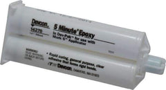 Devcon - 2 oz Cartridge Two Part Epoxy - 3 to 6 min Working Time, 1,900 psi Shear Strength - Exact Industrial Supply