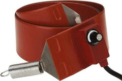 Value Collection - 3" Wide, 55 Gallon Wrap-Around Drum Heater with Thermostat - 240 Volt, 70°F to 425°F Thermostat Rating - Exact Industrial Supply