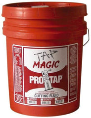 Tap Magic - Tap Magic ProTap, 5 Gal Pail Cutting & Tapping Fluid - Semisynthetic, For Boring, Broaching, Drilling, Engraving, Facing, Milling, Reaming, Sawing, Threading, Turning - Exact Industrial Supply
