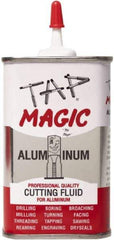 Tap Magic - Tap Magic Aluminum, 4 oz Can Cutting & Tapping Fluid - Semisynthetic, For Boring, Broaching, Drilling, Engraving, Facing, Milling, Reaming, Sawing, Threading, Turning - Exact Industrial Supply