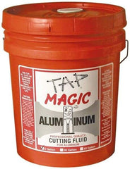 Tap Magic - Tap Magic Aluminum, 5 Gal Pail Cutting & Tapping Fluid - Semisynthetic, For Boring, Broaching, Drilling, Engraving, Facing, Milling, Reaming, Sawing, Threading, Turning - Exact Industrial Supply