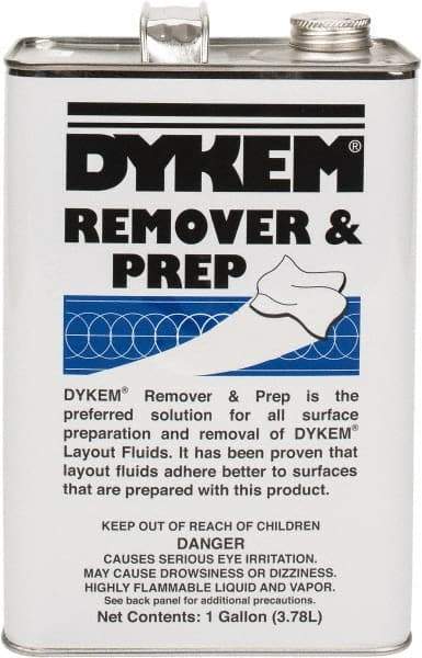 Dykem - Layout Fluid Remover and Cleaner - 1 Gallon Can - Exact Industrial Supply