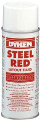 Dykem - Red Layout Fluid - 12 Ounce Aerosol Can - Exact Industrial Supply