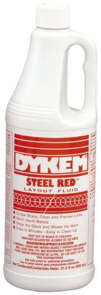 Dykem - Red Layout Fluid - 930 ml Jug - Exact Industrial Supply