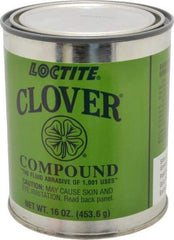 Loctite - 1 Lb Grease Compound - Compound Grade Super Fine, Grade 5A, 800 Grit, Black & Gray, Use on General Purpose - Exact Industrial Supply