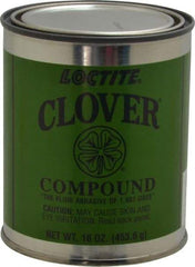 Loctite - 1 Lb Grease Compound - Compound Grade Coarse, Grade G, 80 Grit, Black & Gray, Use on General Purpose - Exact Industrial Supply
