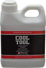 Monroe Fluid Technology - Cool Tool, 1 Pt Can Cutting & Tapping Fluid - Straight Oil, For Blanking, Boring, Broaching, Drilling, Hobbing, Milling, Reaming, Tapping, Turning - Exact Industrial Supply