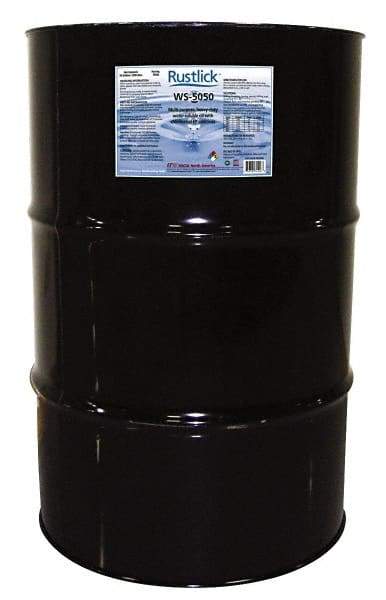 Rustlick - Rustlick WS-5050, 55 Gal Drum Cutting & Grinding Fluid - Water Soluble, For Broaching, CNC Machining, Drilling, Milling - Exact Industrial Supply