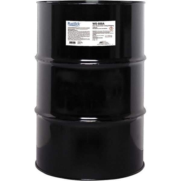 Rustlick - Rustlick WS-500A, 55 Gal Drum Cutting & Grinding Fluid - Water Soluble, For Machining - Exact Industrial Supply