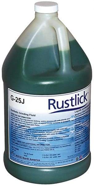 Rustlick - Rustlick G-25J, 1 Gal Bottle Grinding Fluid - Synthetic, For Blanchard Grinding, General-Purpose Grinding, Surface - Exact Industrial Supply