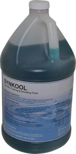 Made in USA - Syn-Kool, 1 Gal Bottle Cutting & Grinding Fluid - Synthetic - Exact Industrial Supply