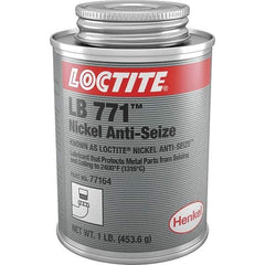 Loctite - 1 Lb Can High Temperature Anti-Seize Lubricant - Nickel, -54 to 2,399°F, Silver Colored, Water Resistant - Exact Industrial Supply