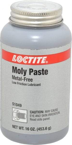 Loctite - 1 Lb Can General Purpose Anti-Seize Lubricant - Molybdenum Disulfide, -20 to 750°F, Black, Water Resistant - Exact Industrial Supply