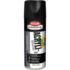 Krylon - 16 oz Charcoal Black Primer - 15 to 20 Sq Ft Coverage, Direct to Metal, Quick Drying, Interior/Exterior - Exact Industrial Supply