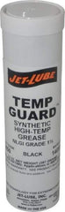 Jet-Lube - 14 oz Cartridge Graphite High Temperature Grease - Black, High/Low Temperature, 600°F Max Temp, NLGIG 1-1/2, - Exact Industrial Supply