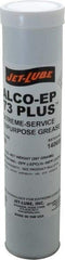 Jet-Lube - 14 oz Cartridge Aluminum Extreme Pressure Grease - Red, Extreme Pressure, 450°F Max Temp, NLGIG 2, - Exact Industrial Supply
