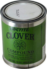 Loctite - 1 Lb Grease Compound - Compound Grade Extra Fine, Grade A, 280 Grit, Black & Gray, Use on General Purpose - Exact Industrial Supply