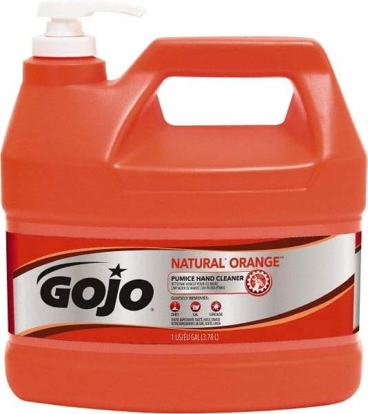 GOJO - 1 Gal Pump Bottle Liquid Hand Cleaner - General Duty, Orange Scent - Exact Industrial Supply