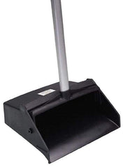 Ability One - 12" Wide Upright Dustpan - 32" Aluminum Handle - Exact Industrial Supply