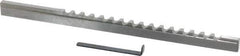 Value Collection - 5/32" Keyway Width, Style B, Keyway Broach - High Speed Steel, Bright Finish, 3/16" Broach Body Width, 19/64" to 1-11/16" LOC, 6-3/4" OAL - Exact Industrial Supply