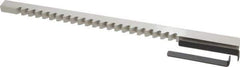 Value Collection - 3/8" Keyway Width, Style C, Keyway Broach - High Speed Steel, Bright Finish, 3/8" Broach Body Width, 25/64" to 2-1/2" LOC, 11-3/4" OAL - Exact Industrial Supply