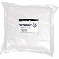 PRO-SOURCE - Flat Fold Clean Room/Lab/Critical Task Wipes - Bag, 9" x 9" Sheet Size, White - Exact Industrial Supply