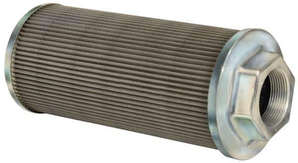 Flow Ezy Filters - 100 Mesh, 114 LPM, 30 GPM, 4.3" Diam, Female Suction Strainer without Bypass - 1-1/2 Port NPT, 9.8" Long - Exact Industrial Supply