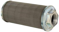 Flow Ezy Filters - 100 Mesh, 284 LPM, 75 GPM, 5.4" Diam, Female Suction Strainer without Bypass - 2-1/2 Port NPT, 12-1/2" Long - Exact Industrial Supply