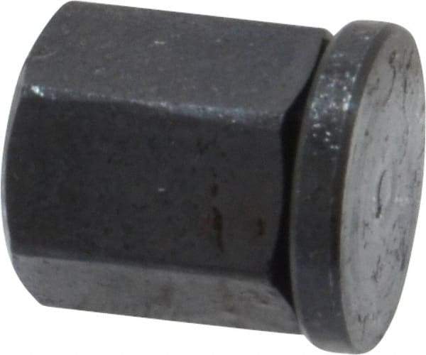 Gibraltar - 1/4-20, Black Oxide Finish, Steel Swivel Hex Nut - 3/8" Pad, 5/16" Wide x 13/32" High x 3/16" Deep - Exact Industrial Supply