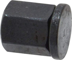 Gibraltar - 1/4-20, Black Oxide Finish, Steel Swivel Hex Nut - 3/8" Pad, 5/16" Wide x 13/32" High x 3/16" Deep - Exact Industrial Supply
