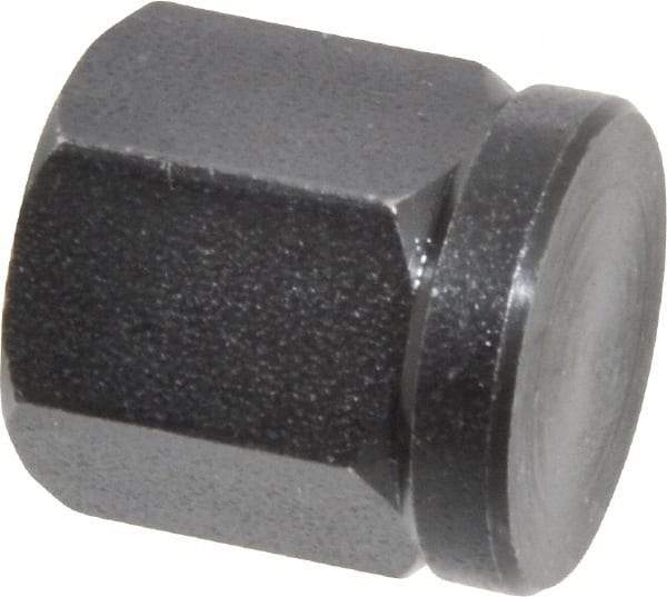 Gibraltar - 1/2-13, Black Oxide Finish, Steel Swivel Hex Nut - 11/16" Pad, 5/8" Wide x 21/32" High x 3/8" Deep - Exact Industrial Supply