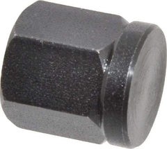 Gibraltar - 1/2-13, Black Oxide Finish, Steel Swivel Hex Nut - 11/16" Pad, 5/8" Wide x 21/32" High x 3/8" Deep - Exact Industrial Supply