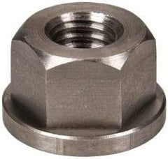 Gibraltar - 1/2-13, 1-1/8" Flange Diam, 11/16" High, 7/8" Across Flats, Flange Nut - Grade 303 Stainless Steel, 5/32" Flange Height - Exact Industrial Supply