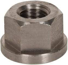 Gibraltar - 3/4-10, 1-5/8" Flange Diam, 1" High, 1-1/4" Across Flats, Flange Nut - Grade 303 Stainless Steel, 1/4" Flange Height - Exact Industrial Supply
