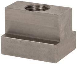 Gibraltar - 5/8-11 Blind Tapped T Slot Nut - 11/16" Slot Width, 1-1/8 x 15/32" Base Width x Height, 1-1/2 x 1-1/8" OAL x Height - Exact Industrial Supply