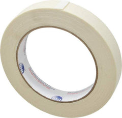 Intertape - 3/4" Wide x 60 Yd Long White Paper Masking Tape - Series PG500, 5 mil Thick, 21 In/Lb Tensile Strength - Exact Industrial Supply