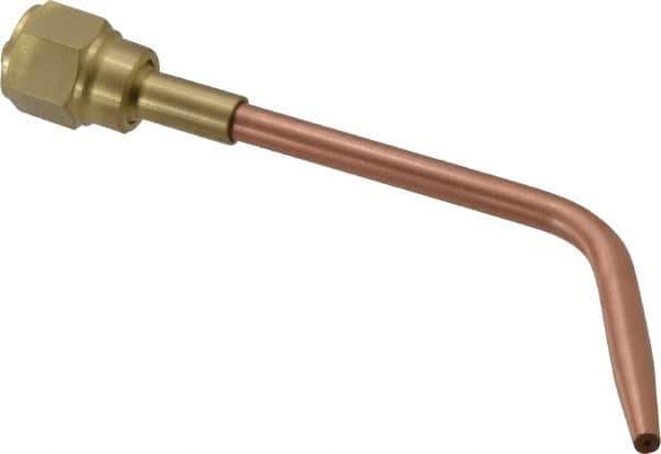 Value Collection - #3 Tip, Oxy-Acetylene, 143T Series Heavy Duty Welding Elbow Nozzle - For Use with General Purpose Torches - Exact Industrial Supply