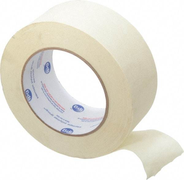 Intertape - 2" Wide x 60 Yd Long White Paper Masking Tape - Series PG500, 5 mil Thick, 21 In/Lb Tensile Strength - Exact Industrial Supply